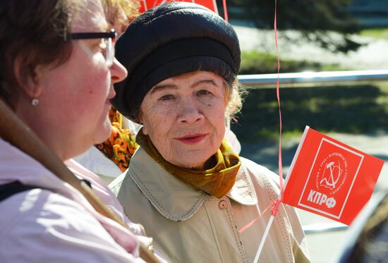 May 1 celebrated in Russia