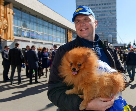May 1 celebrated in Russia