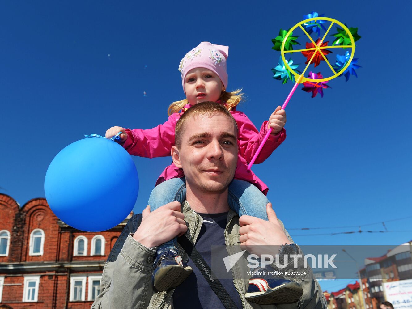 May 1 celebrated in Russia