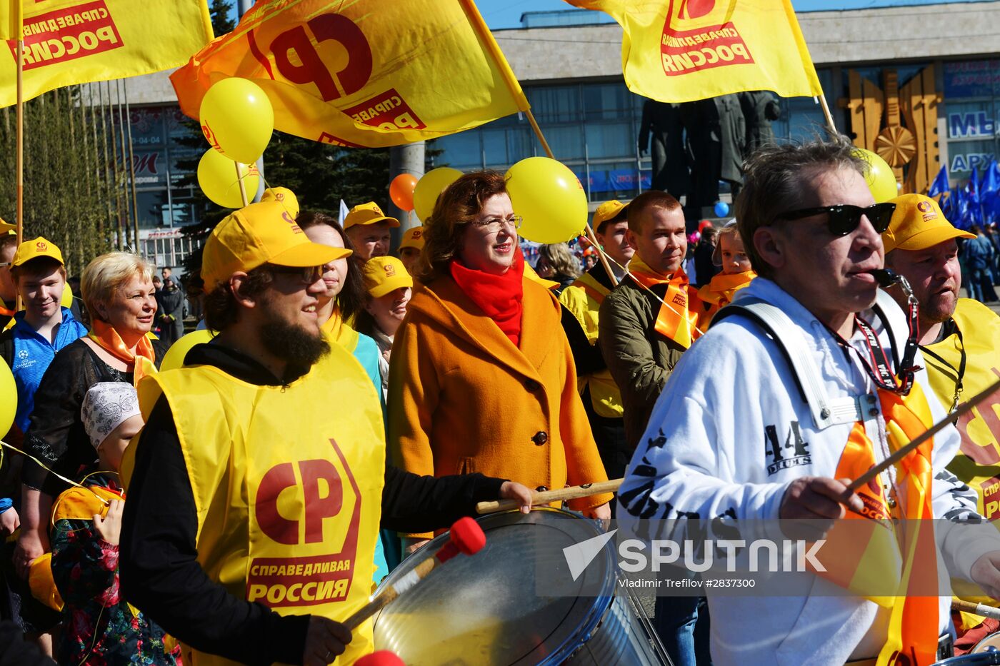 May 1 celebrated in Russia