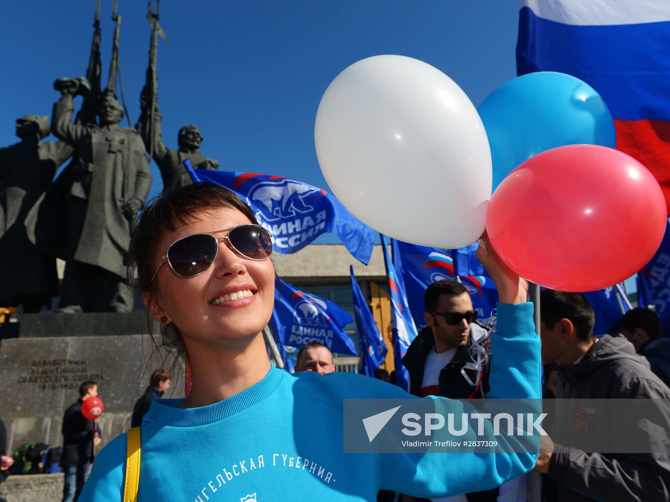 May 1 celebrated in Russia