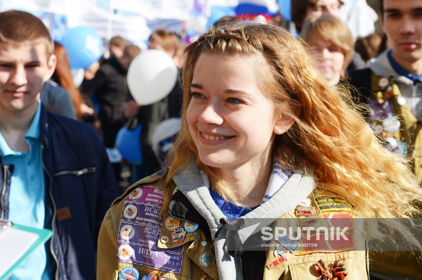 May 1 celebrated in Russia