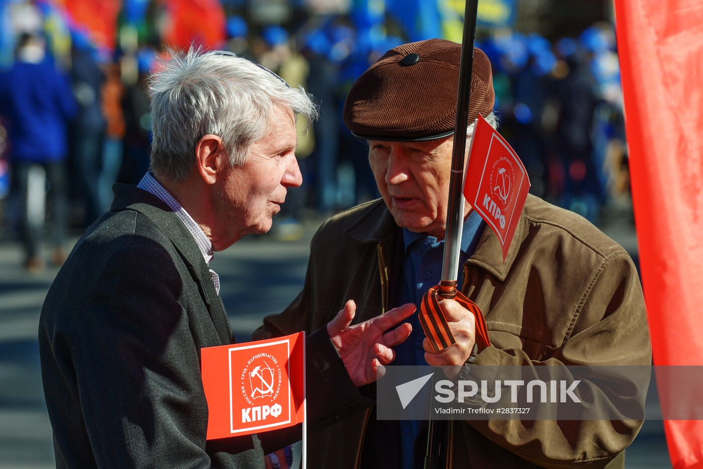 May 1 celebrated in Russia