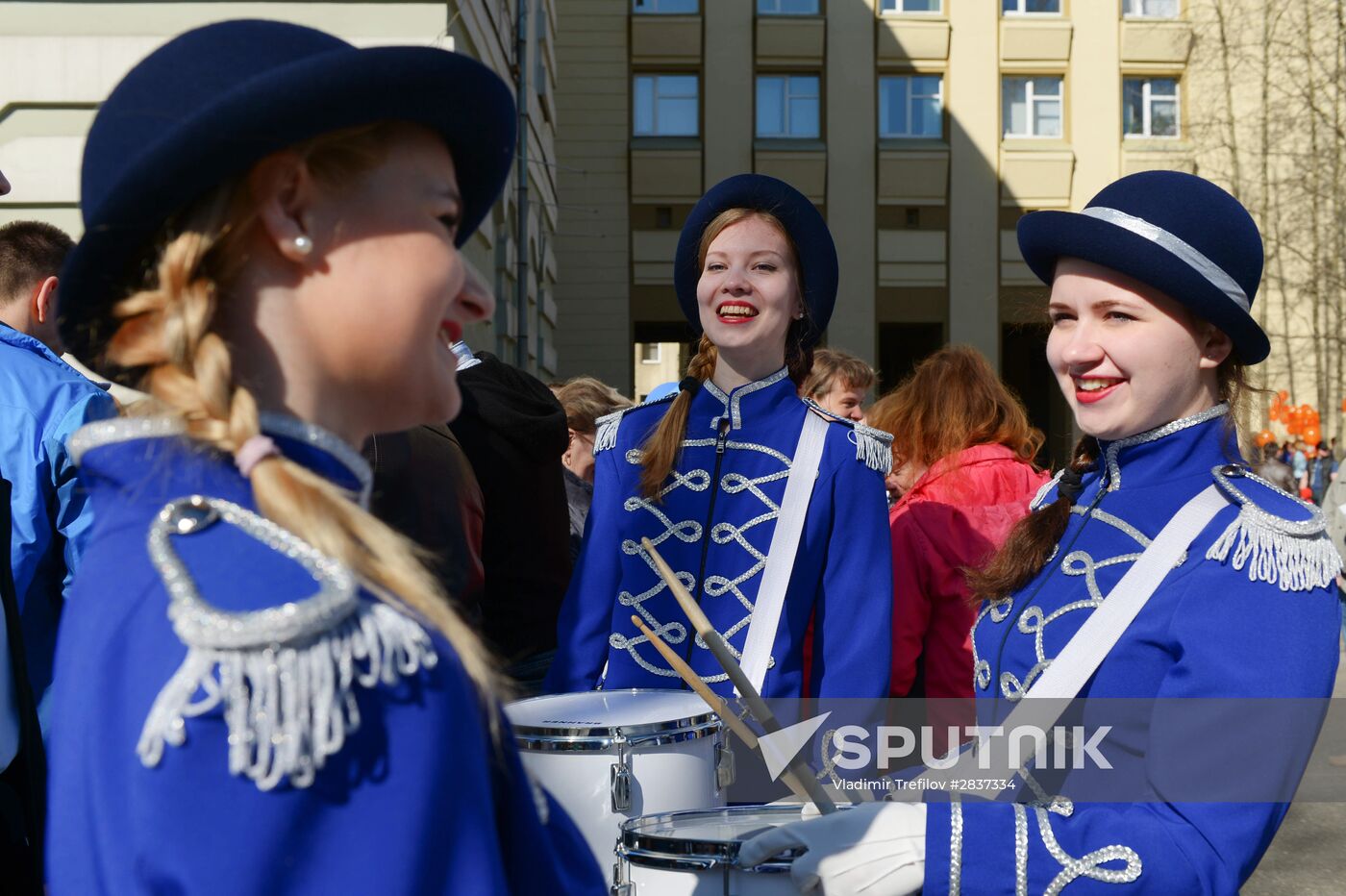 May 1 celebrated in Russia