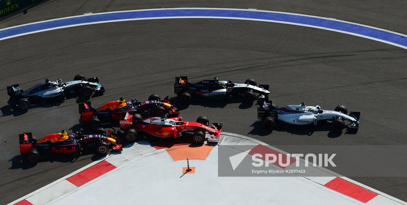 2016 Formula 1 Russian Grand Prix. Race