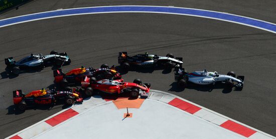 2016 Formula 1 Russian Grand Prix. Race