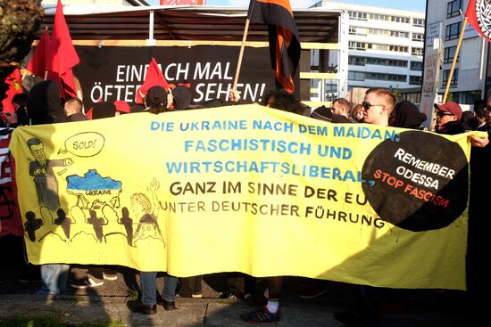 May Day demonstration in Hamburg