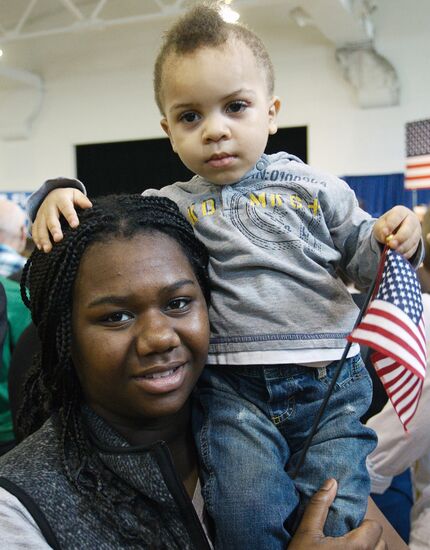 U.S. Democratic presidential candidate Hillary Clinton in Indiana