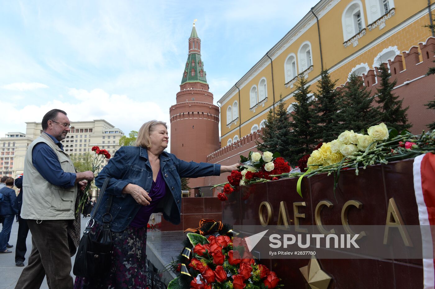 Moscow commemorates those killed in Odessa Trade Unions' House fire