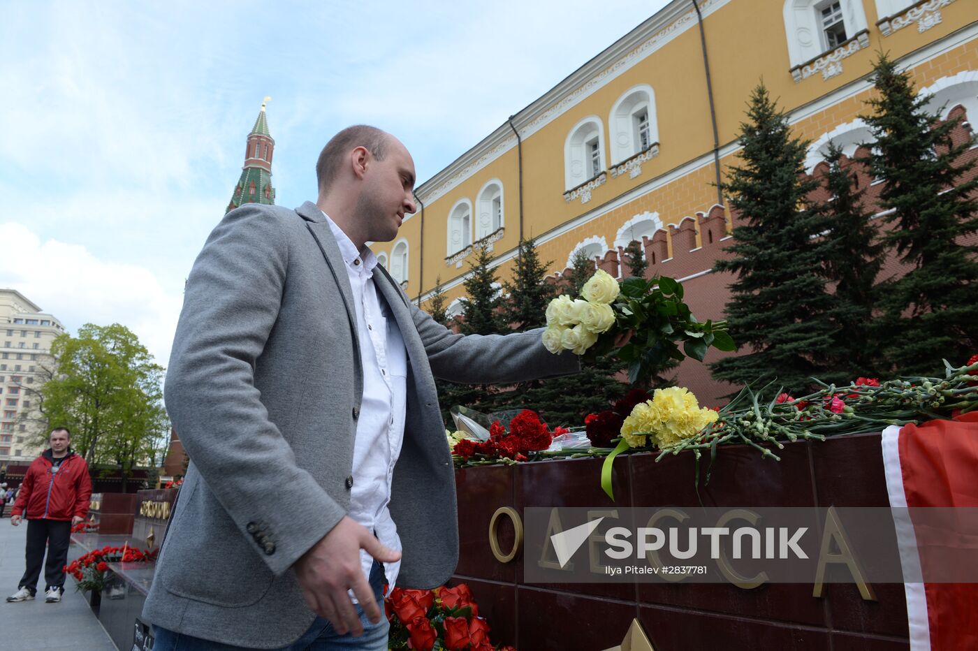 Moscow commemorates those killed in Odessa Trade Unions' House fire