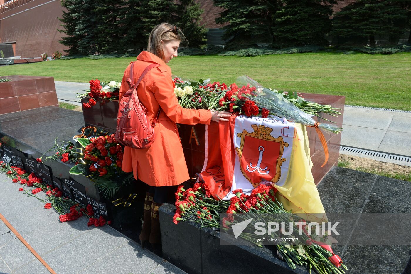 Moscow commemorates those killed in Odessa Trade Unions' House fire