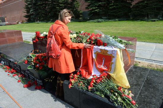 Moscow commemorates those killed in Odessa Trade Unions' House fire