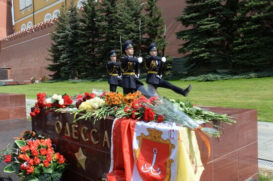 Moscow commemorates those killed in Odessa Trade Unions' House fire