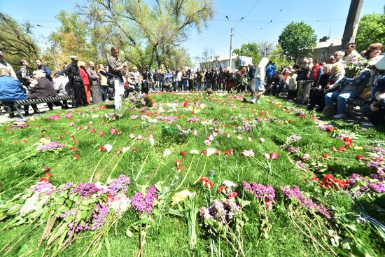 Rally commemorates those killed in Odessa clashes on May 2, 2014