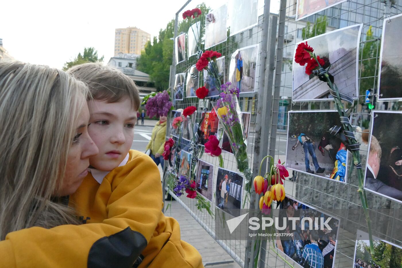 Requiem rally in Donetsk devoted to May 2, 2014 tragedy in Odessa