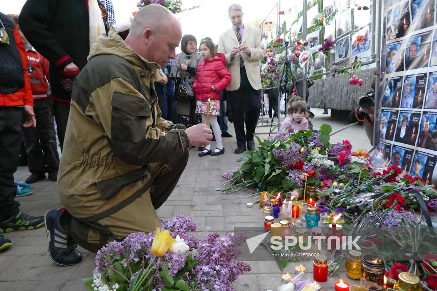 Requiem rally in Donetsk devoted to May 2, 2014 tragedy in Odessa