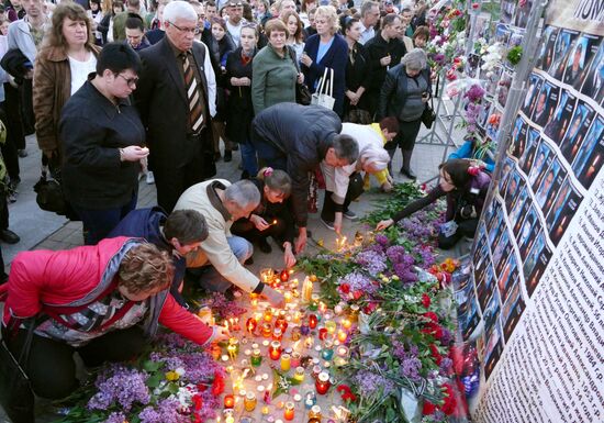 Requiem rally in Donetsk devoted to May 2, 2014 tragedy in Odessa