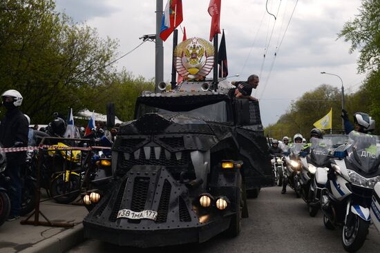 Night Wolves start new biker season