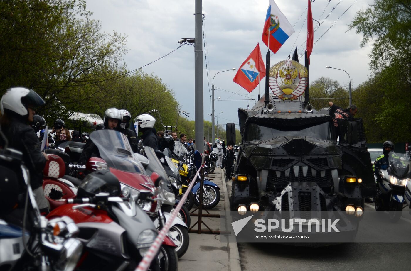 Night Wolves start new biker season