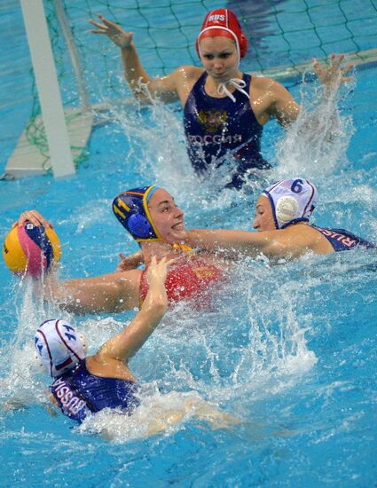 FINA Water Polo World League. Women. Russia vs. Spain