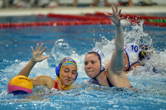FINA Water Polo World League. Women. Russia vs. Spain