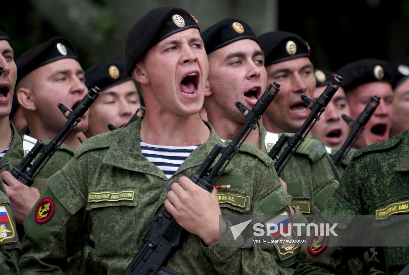 Victory Parade rehearsal in Sevastopol
