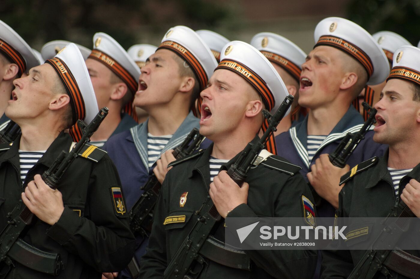 Victory Parade rehearsal in Sevastopol