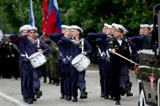 Victory Parade rehearsal in Sevastopol
