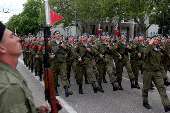 Victory Parade rehearsal in Sevastopol
