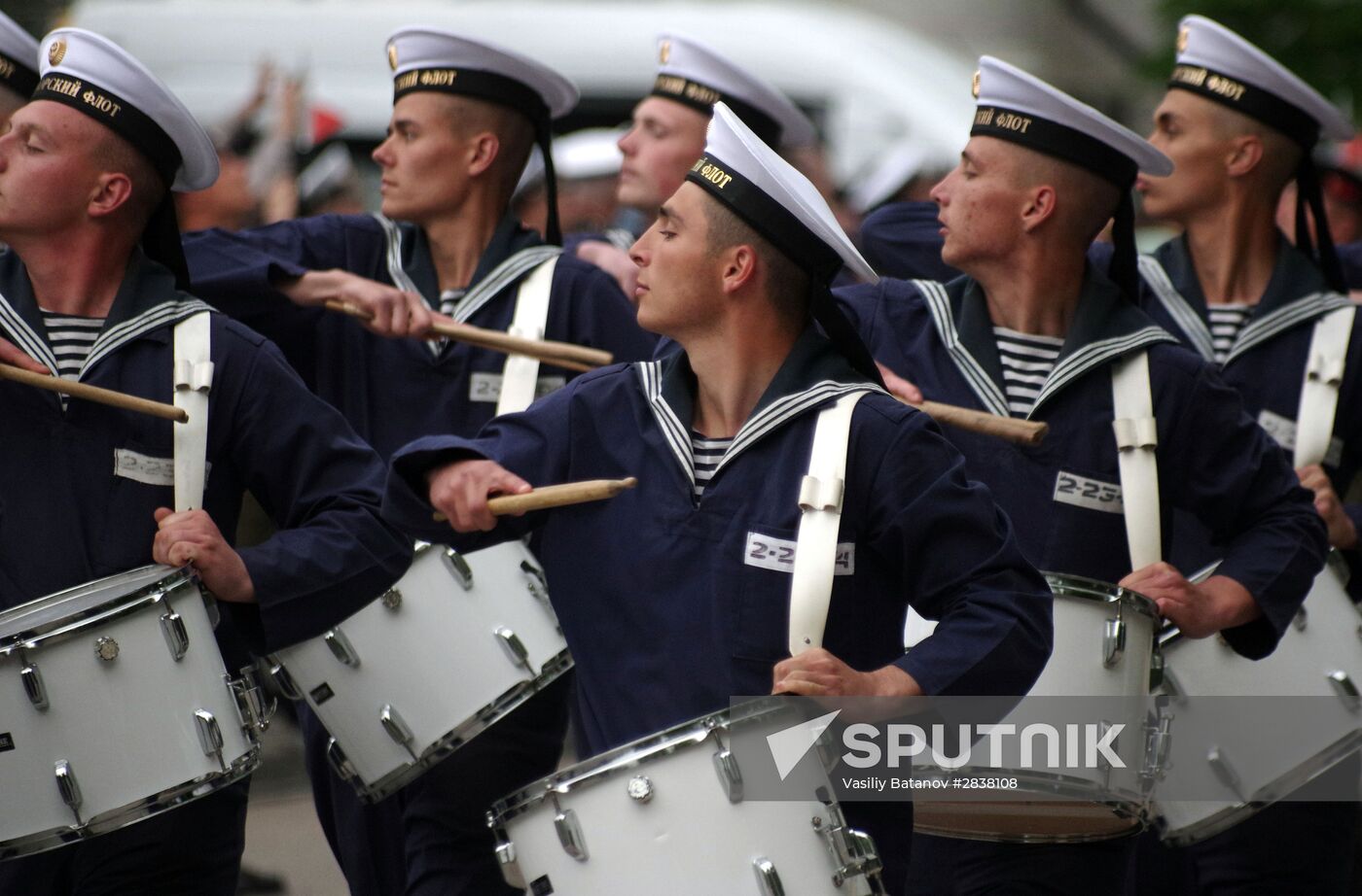 Victory Parade rehearsal in Sevastopol