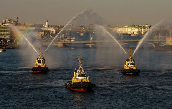 Festival of icebreakers in St. Petersburg