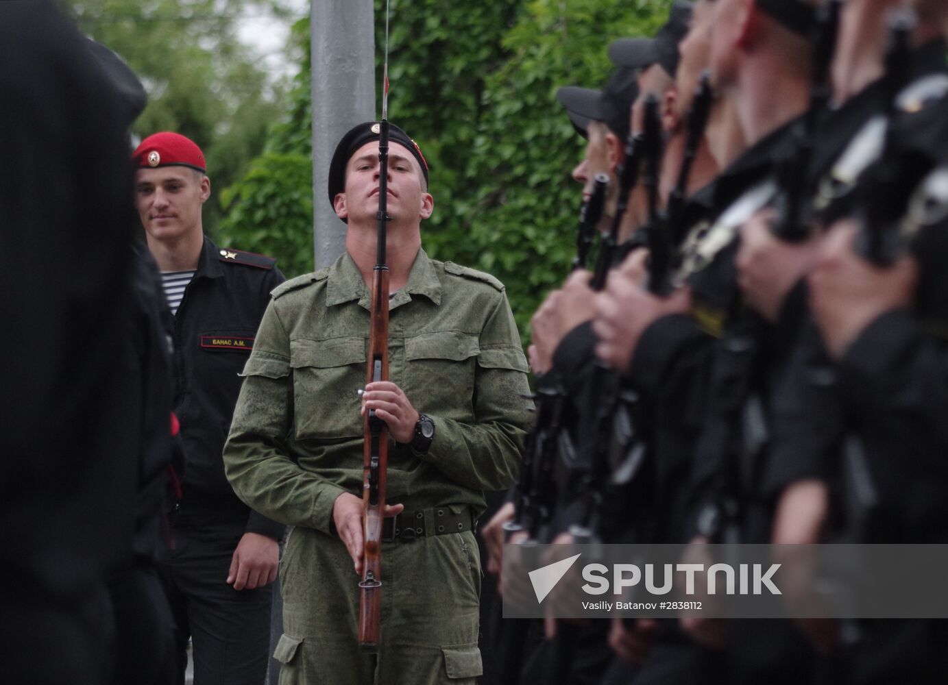 Victory Parade rehearsal in Sevastopol