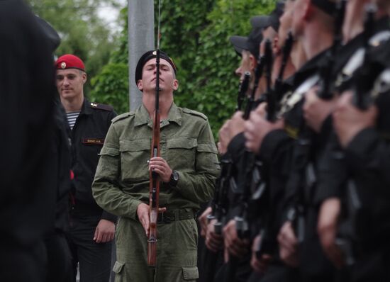 Victory Parade rehearsal in Sevastopol