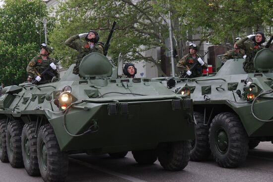 Sevastopol hosts Victory Day Parade rehearsal