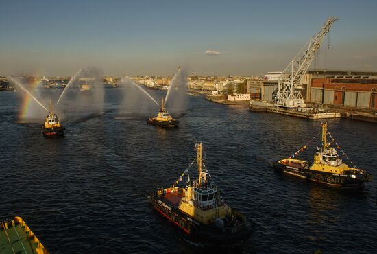 Festival of icebreakers in St. Petersburg
