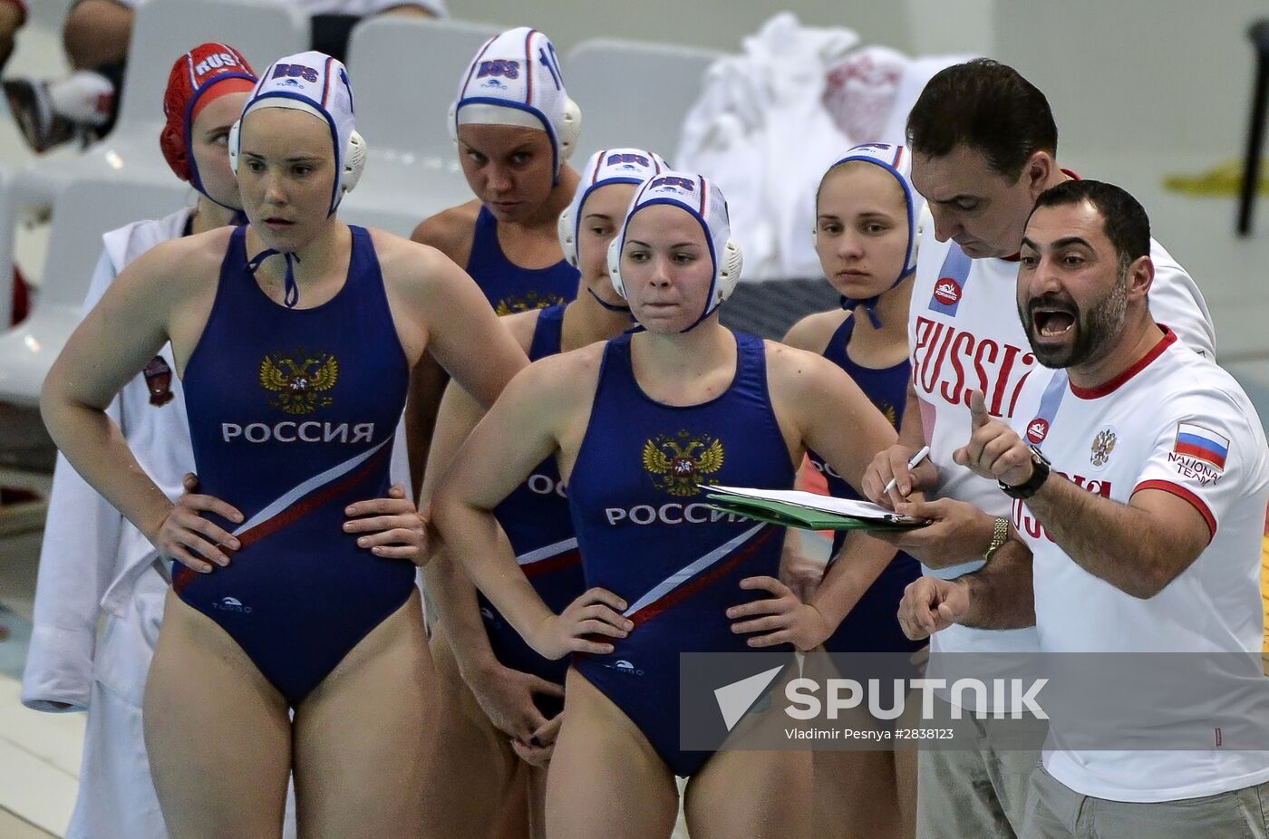 FINA Water Polo World League. Women. Russia vs. Spain