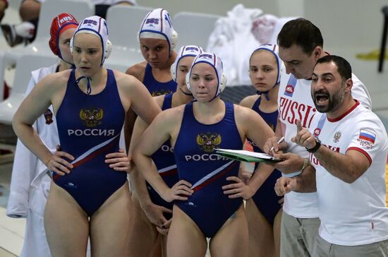 FINA Water Polo World League. Women. Russia vs. Spain