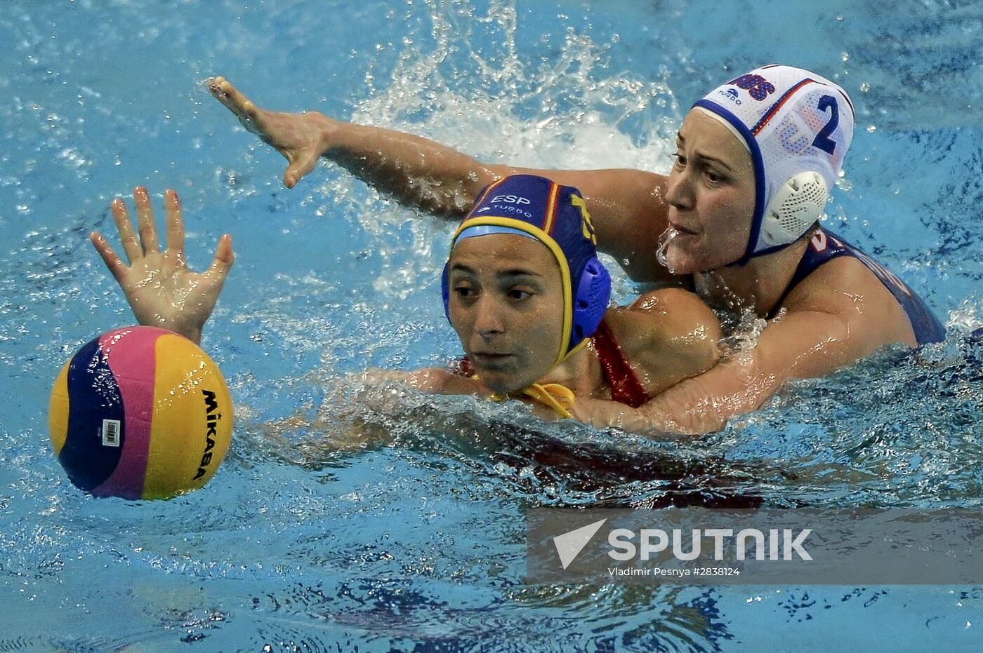 FINA Water Polo World League. Women. Russia vs. Spain