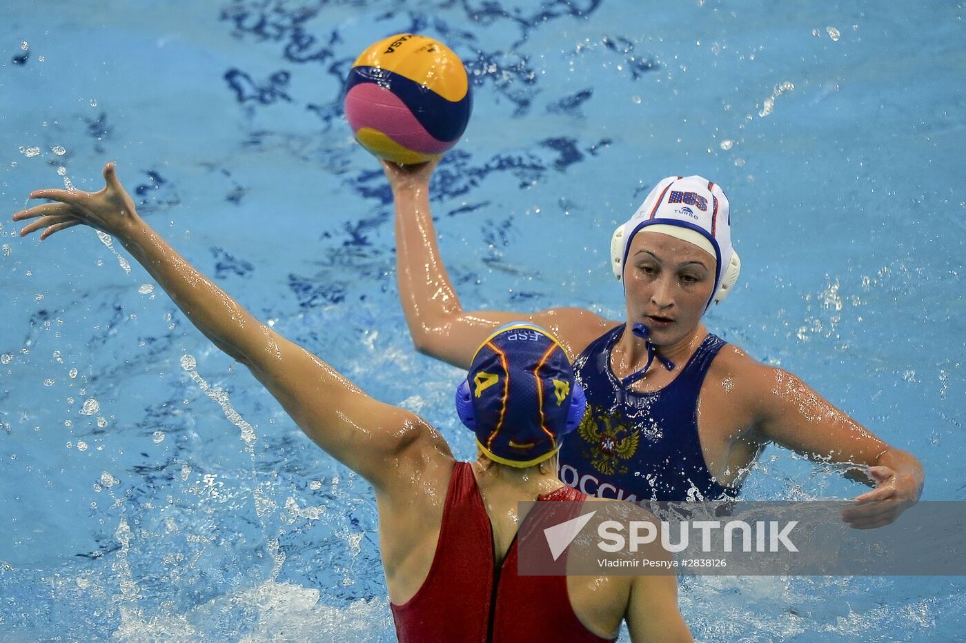 FINA Water Polo World League. Women. Russia vs. Spain