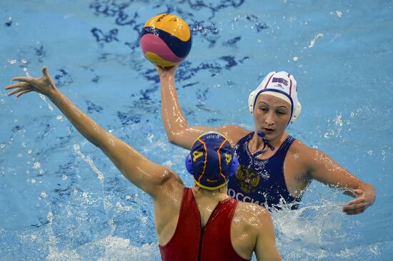 FINA Water Polo World League. Women. Russia vs. Spain