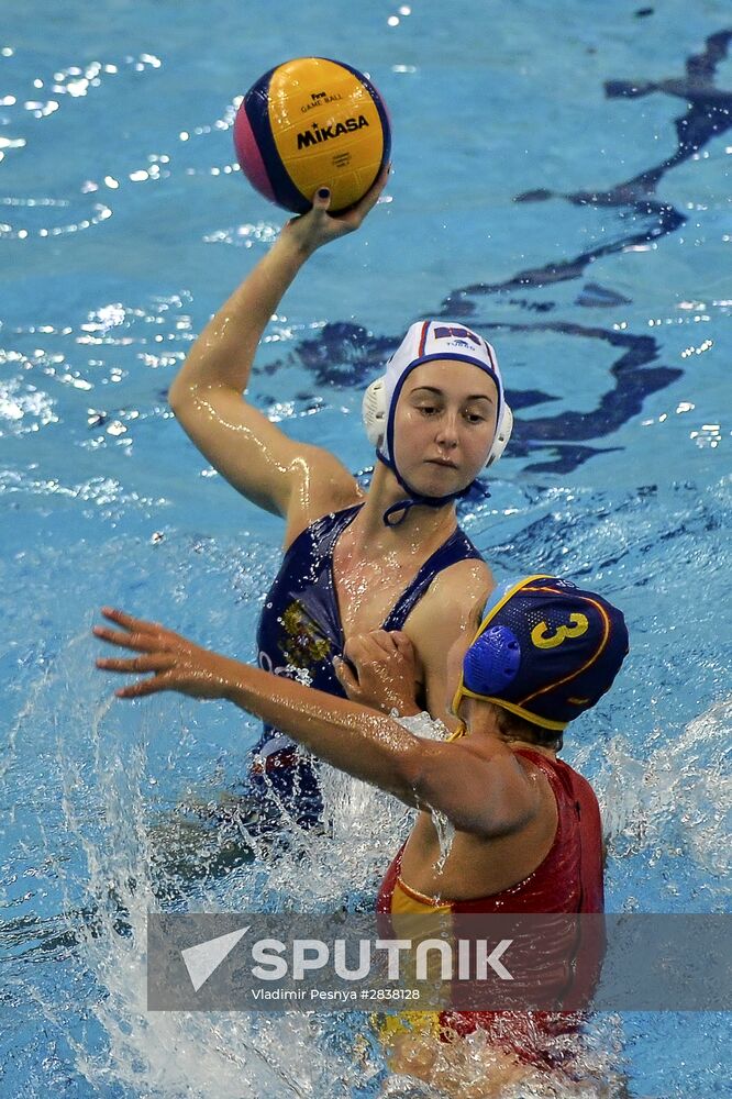 FINA Water Polo World League. Women. Russia vs. Spain