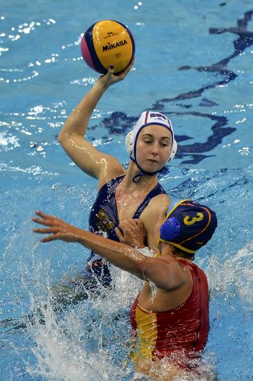 FINA Water Polo World League. Women. Russia vs. Spain