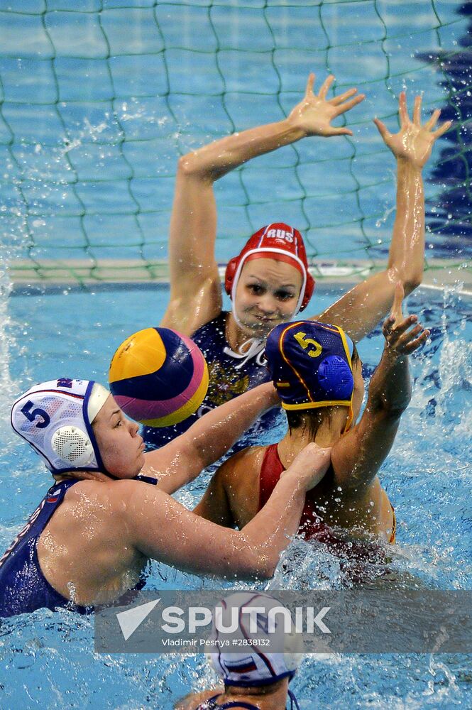 FINA Water Polo World League. Women. Russia vs. Spain