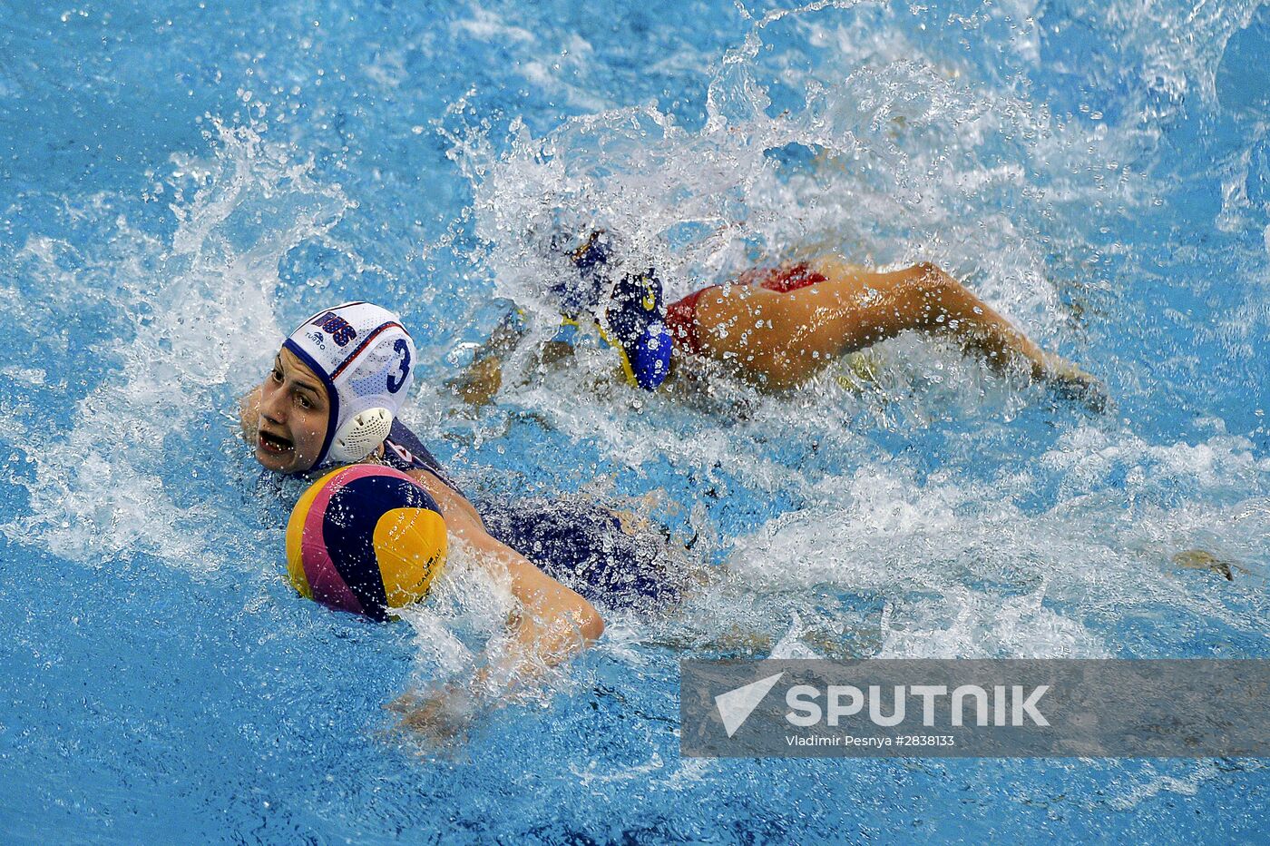 FINA Water Polo World League. Women. Russia vs. Spain