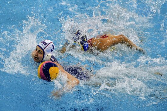 FINA Water Polo World League. Women. Russia vs. Spain