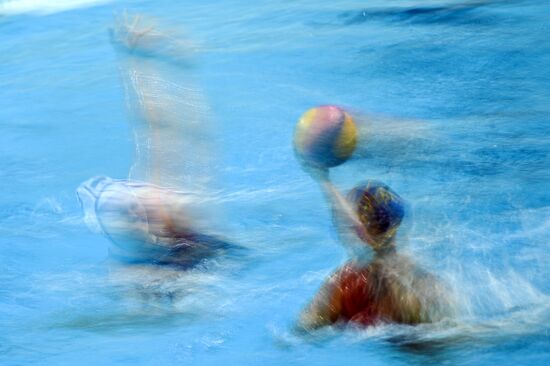 FINA Water Polo World League. Women. Russia vs. Spain