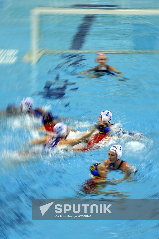 FINA Water Polo World League. Women. Russia vs. Spain