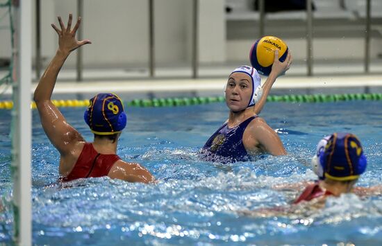 FINA Water Polo World League. Women. Russia vs. Spain