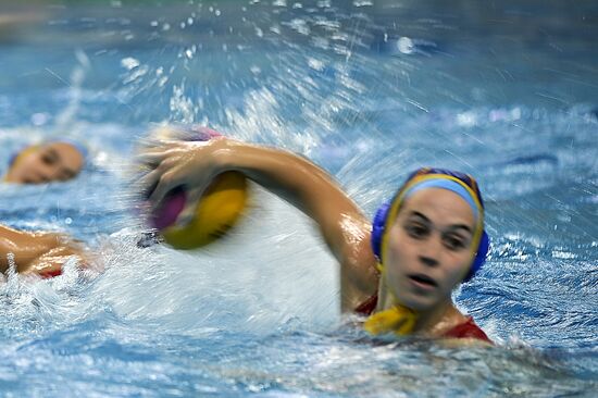 FINA Water Polo World League. Women. Russia vs. Spain