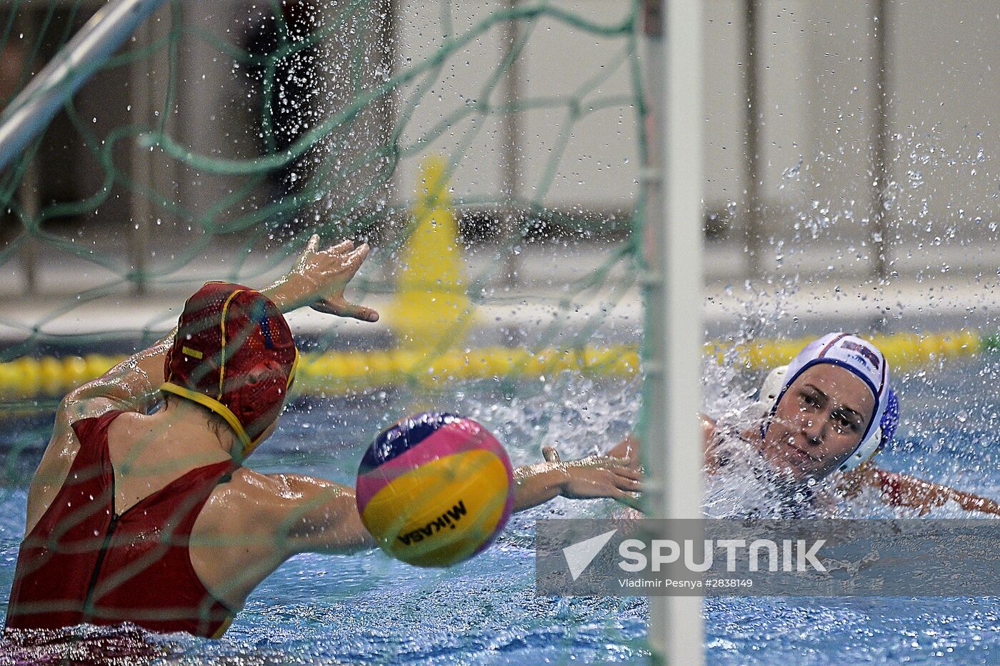 FINA Water Polo World League. Women. Russia vs. Spain